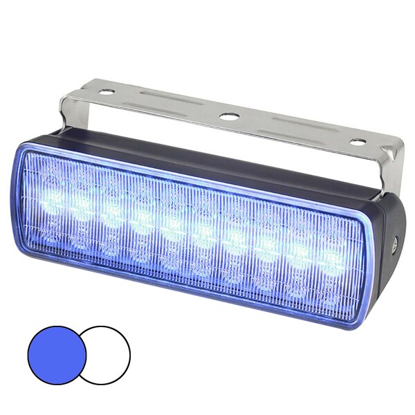 Hella Marine Sea Hawk XL Dual Color LED Floodlights - Blue/White LED - 980950061 - main
